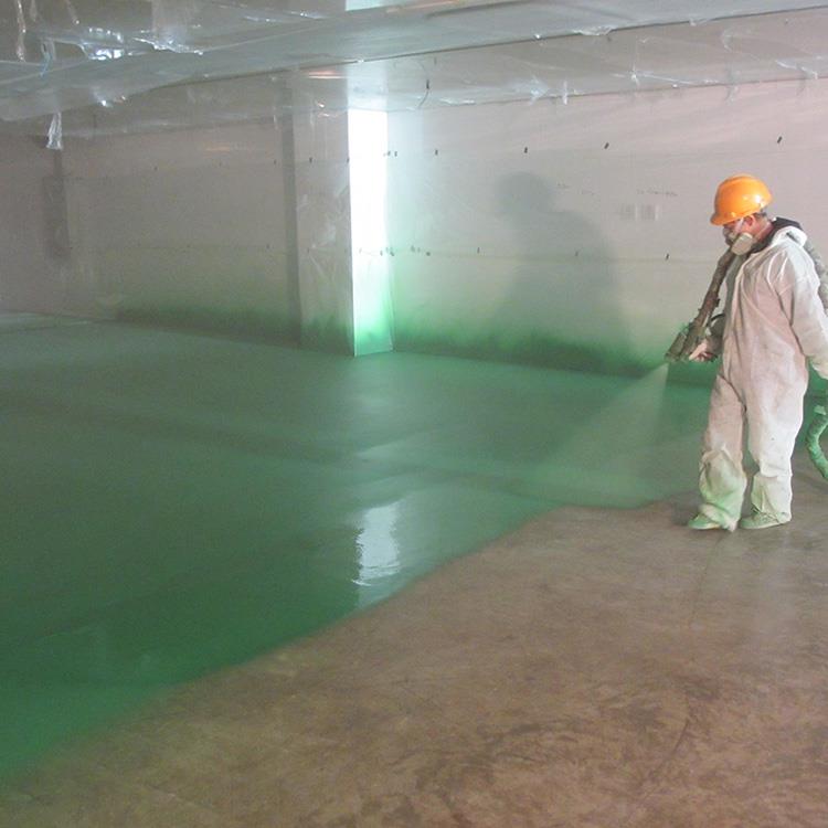 青島廠家談聚脲地坪施工主要注意什么呢？