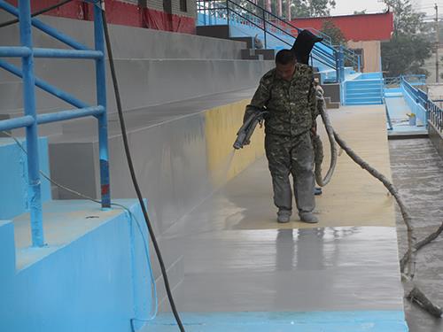 體育場看臺噴涂聚脲防水